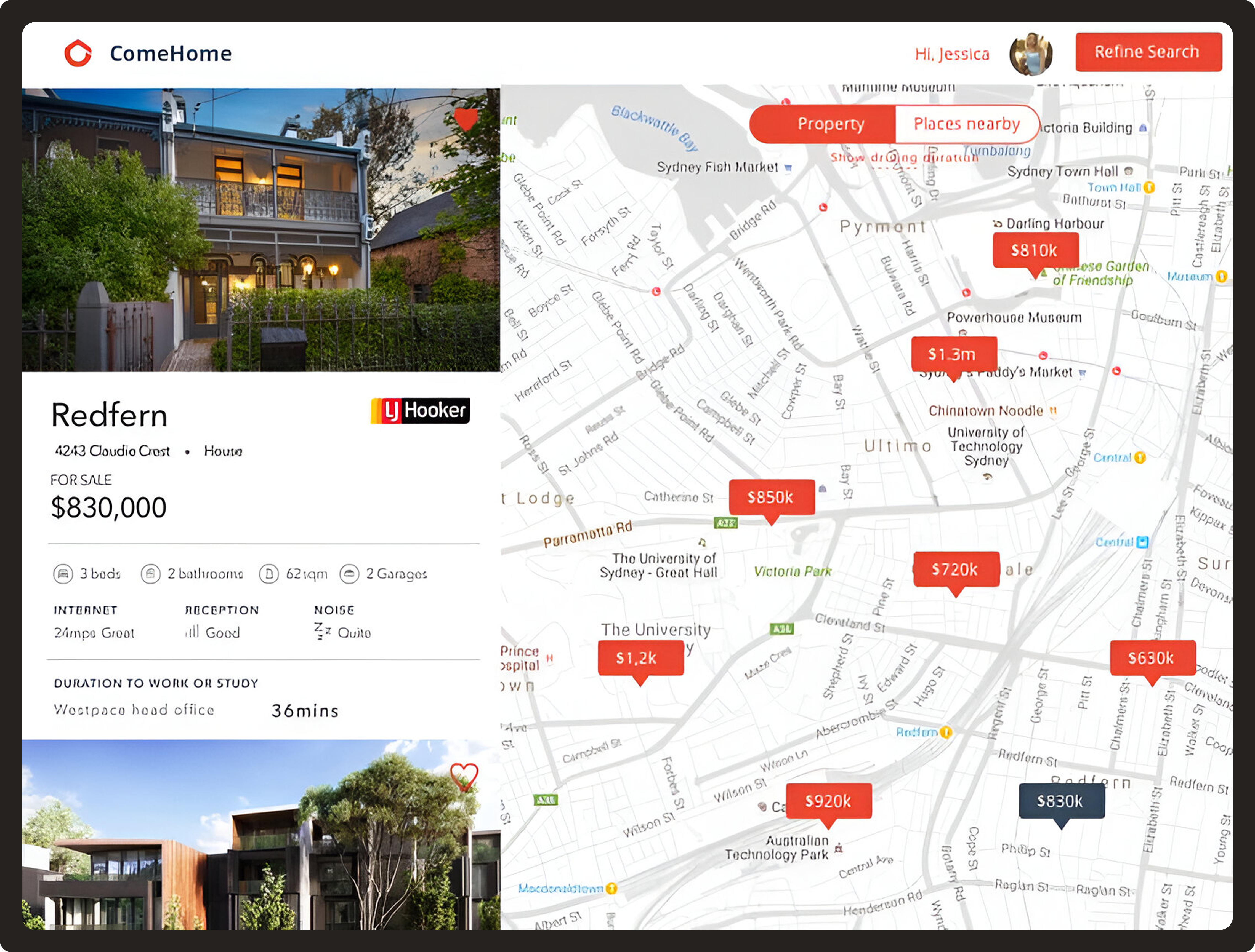 ComeHome Search Results