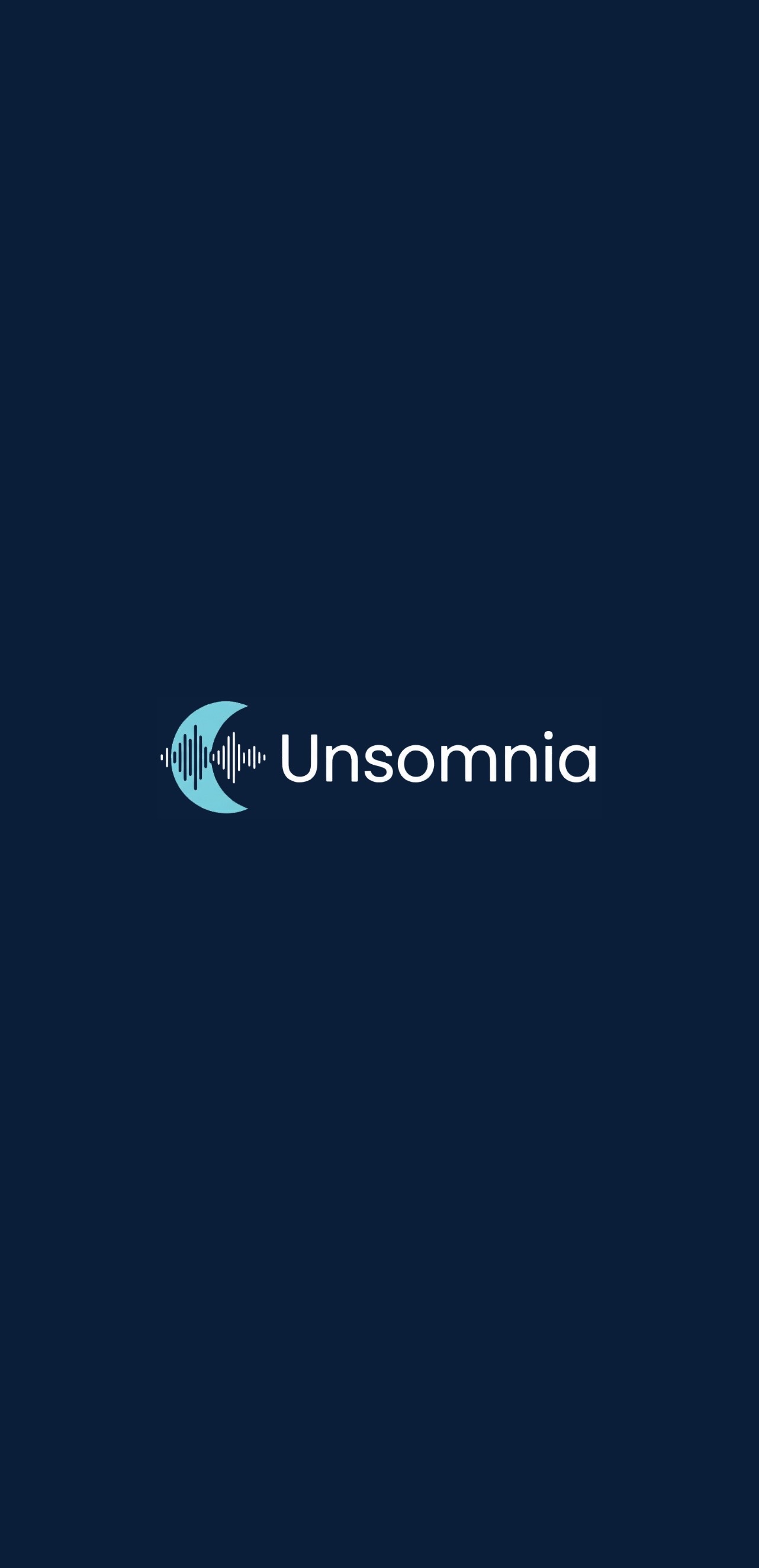 Unsomnia App Splash Screen